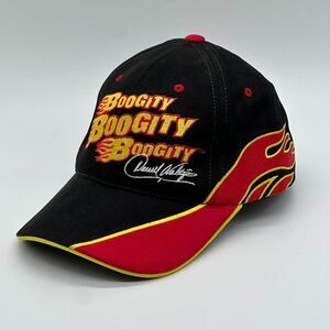 BOOGITY Darrell Waltrip Hat NASCAR Flames Embroidered Cap Adj One Size Strapback